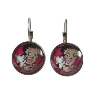 Handcrafted Betty Boop Earrings- one left!